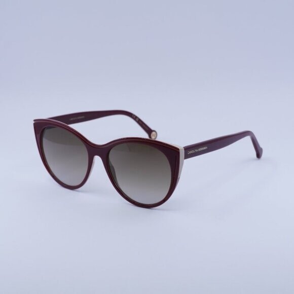 Carolina Herrera HER 0142/S 0R9S HA Sunglasses Burgundy/Nude Cat Eye Frame main image 10